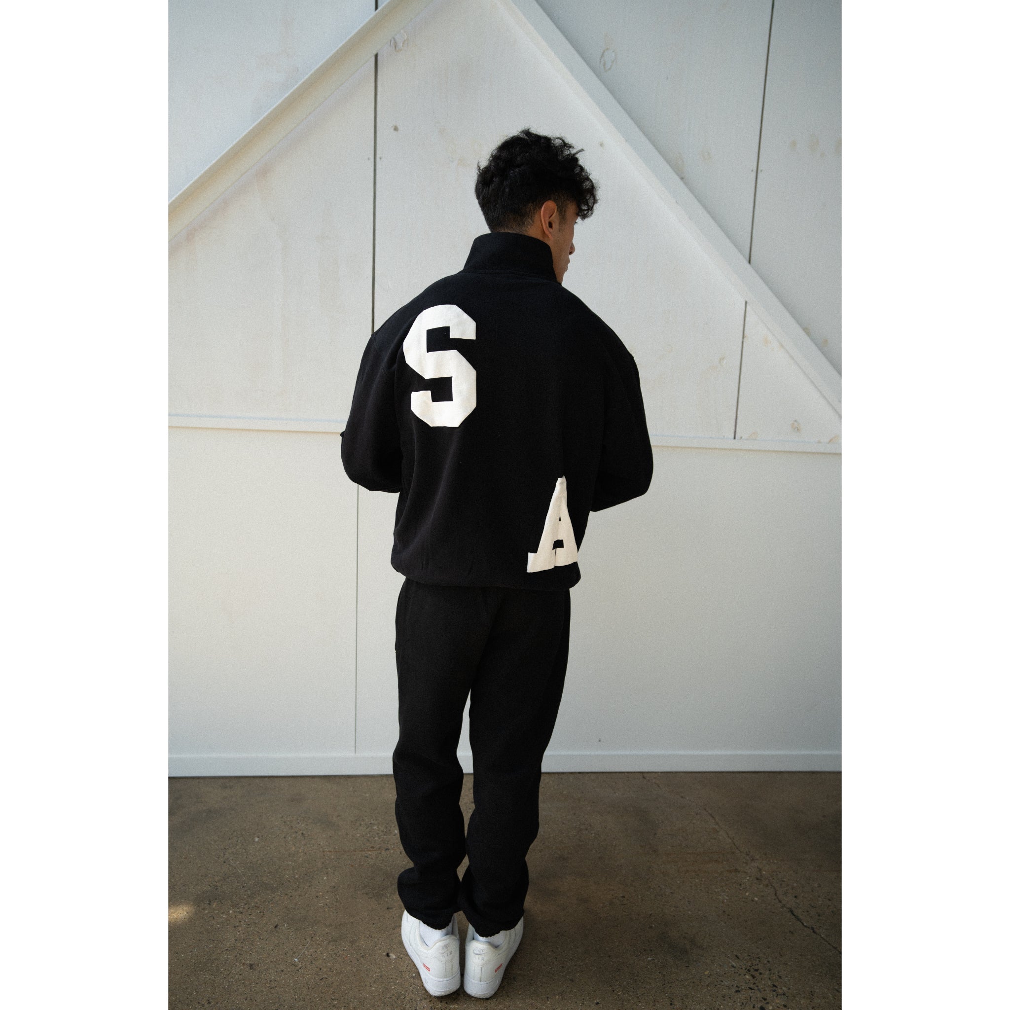 1992 DOUBLE ZIP JACKET - BLACK - Sixth Avenue
