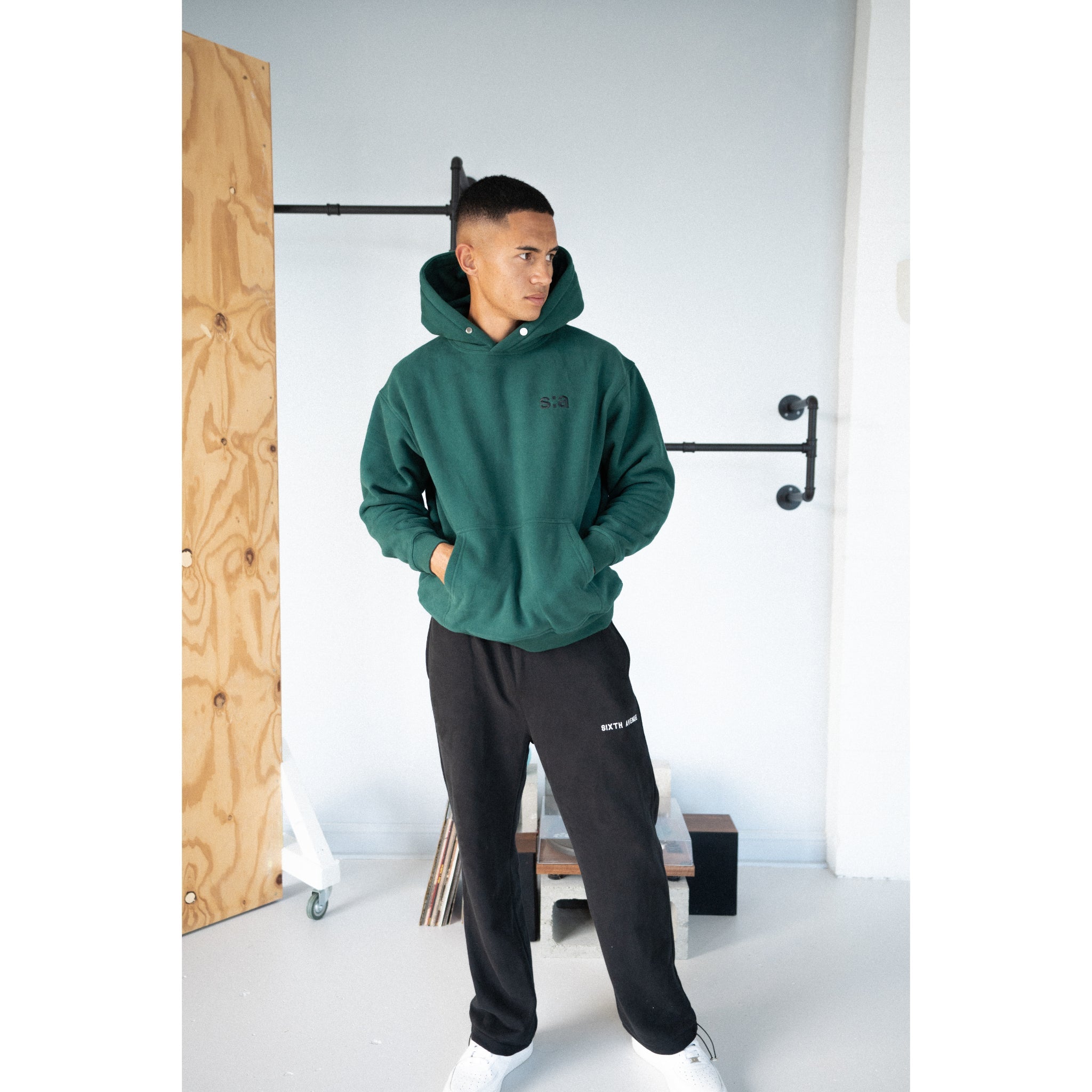 BUILD CHAMPIONS HOODIE - FOREST GREEN - Sixth Avenue