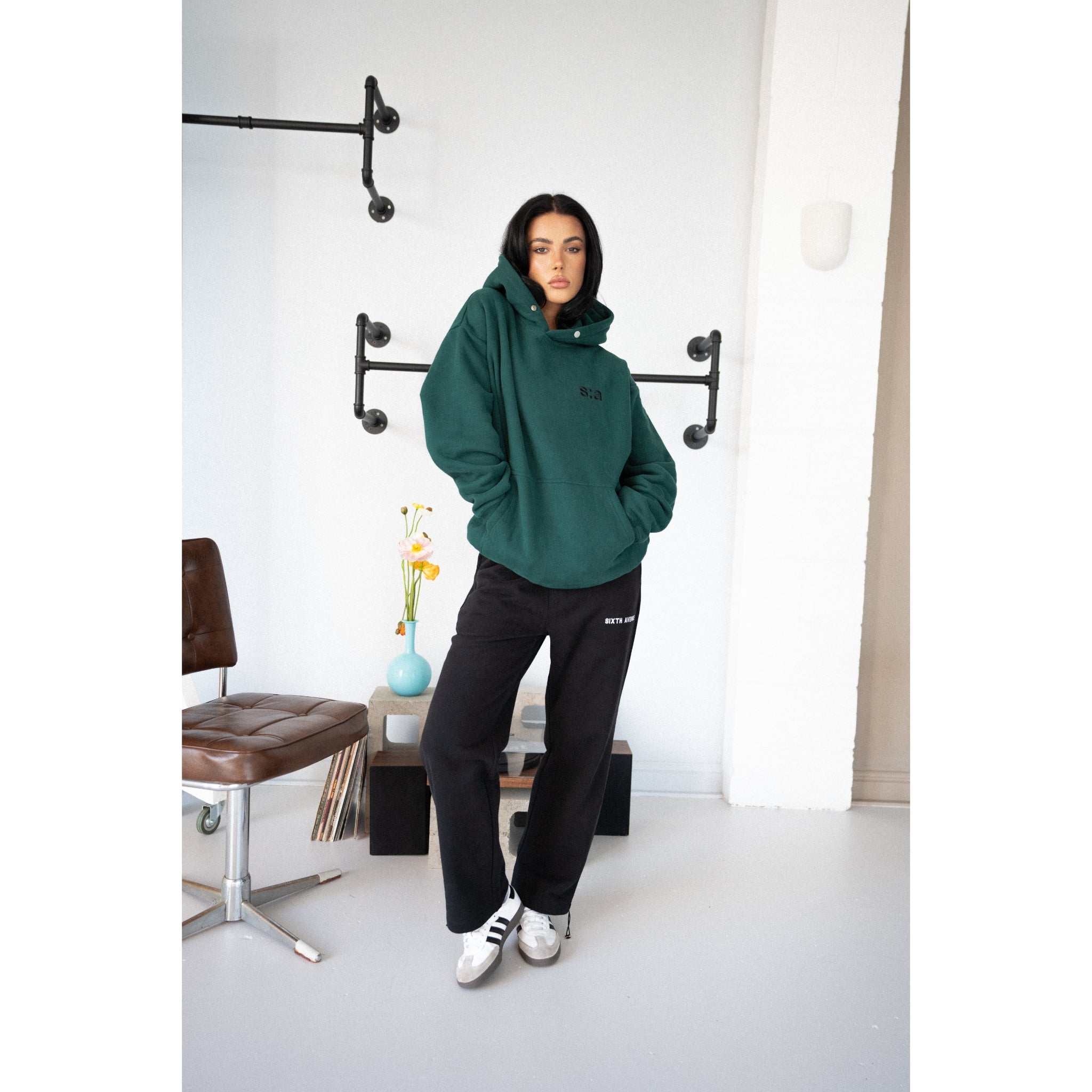 BUILD CHAMPIONS HOODIE - FOREST GREEN - Sixth Avenue