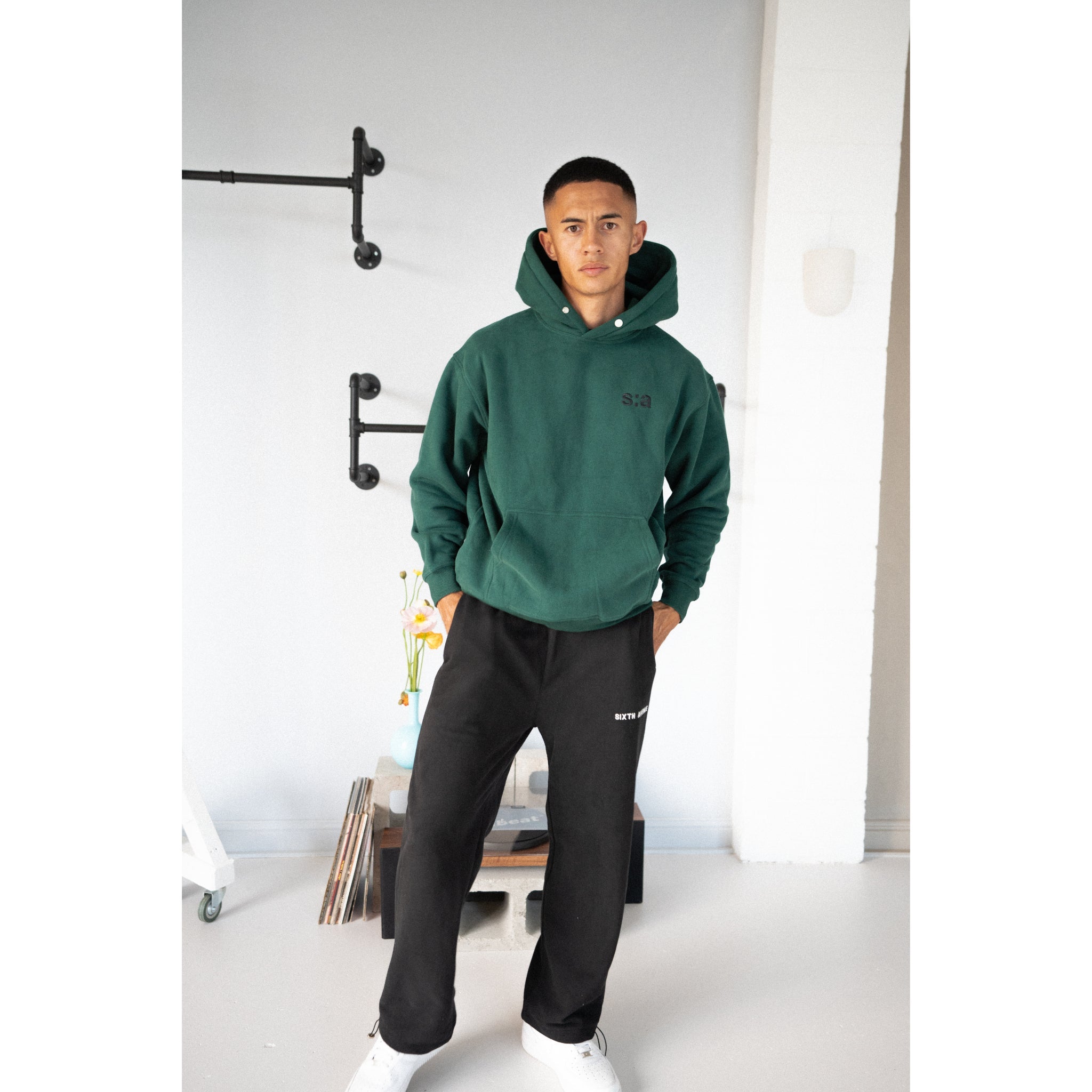 BUILD CHAMPIONS HOODIE - FOREST GREEN - Sixth Avenue