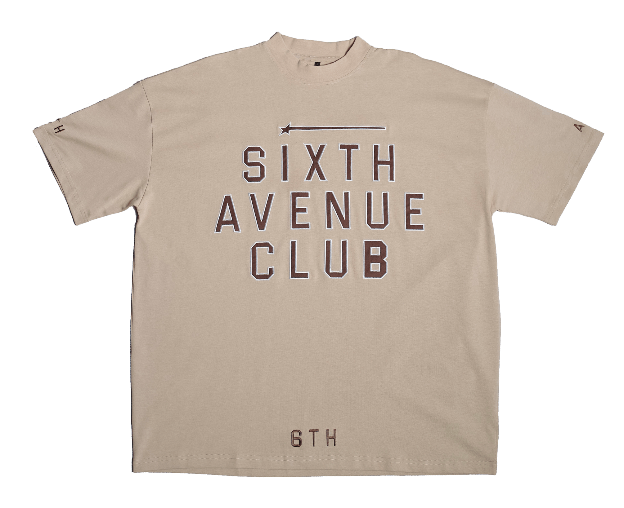 CLUB TEE - LATTE - Sixth Avenue