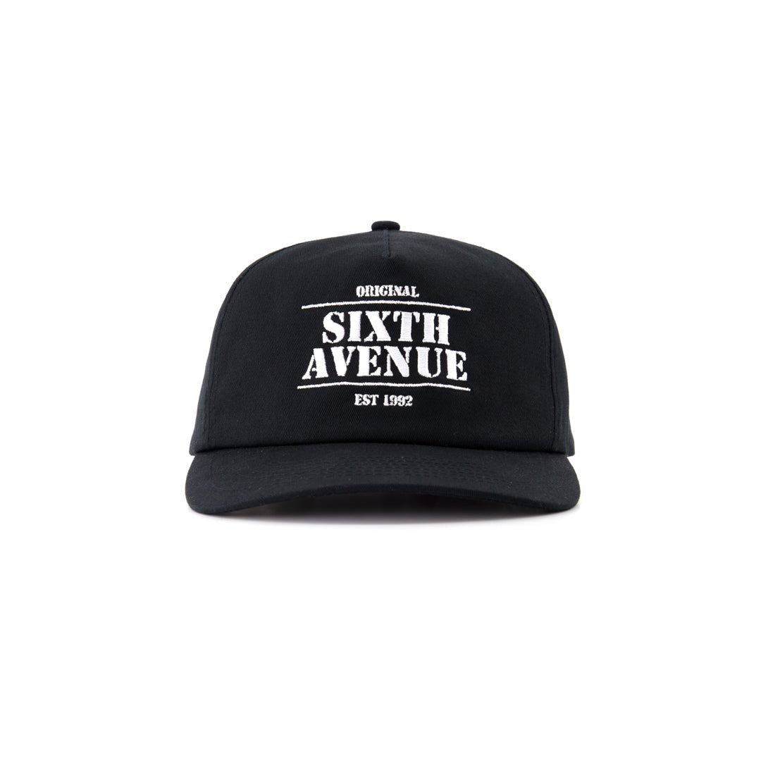 Est 92 OG Cap (Black) - Sixth Avenue