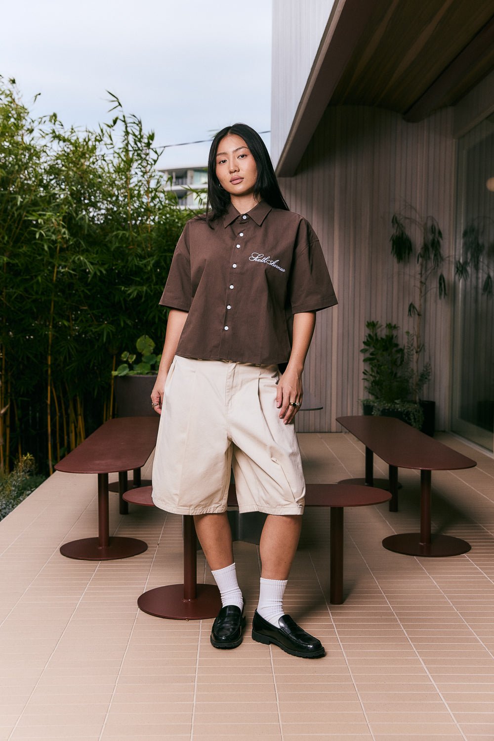 Harajuku Pleated Short - Dune - Sixth Avenue