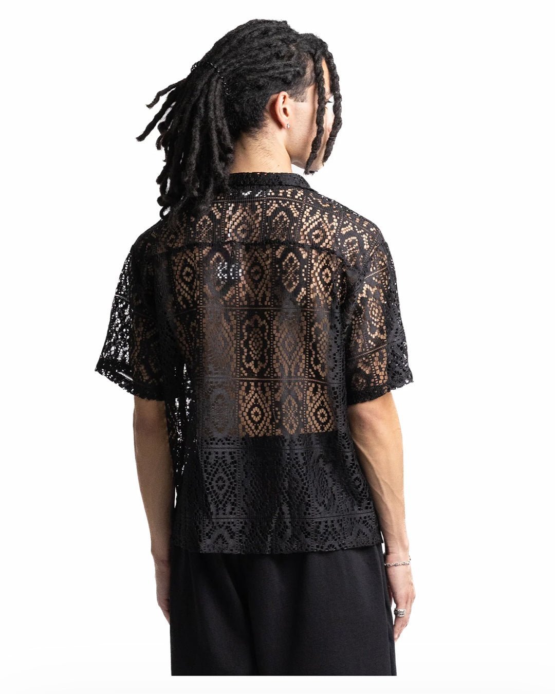 HOLIDAY LACED SHIRT - JET BLACK - Sixth Avenue