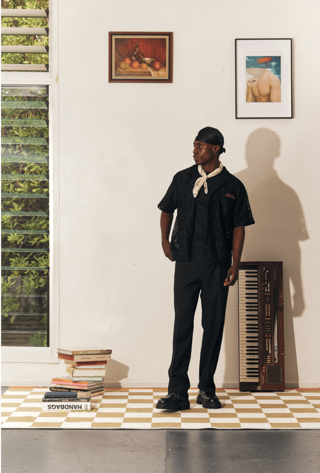 HOLIDAY LACED SHIRT - JET BLACK - Sixth Avenue
