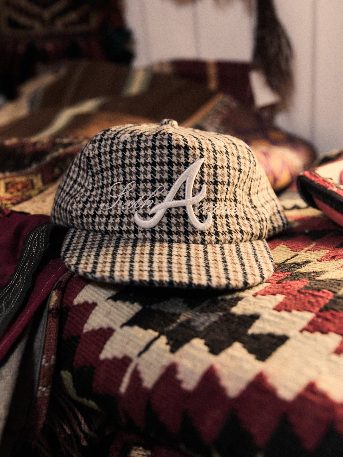 Houndstooth Avenue Cap - Sixth Avenue