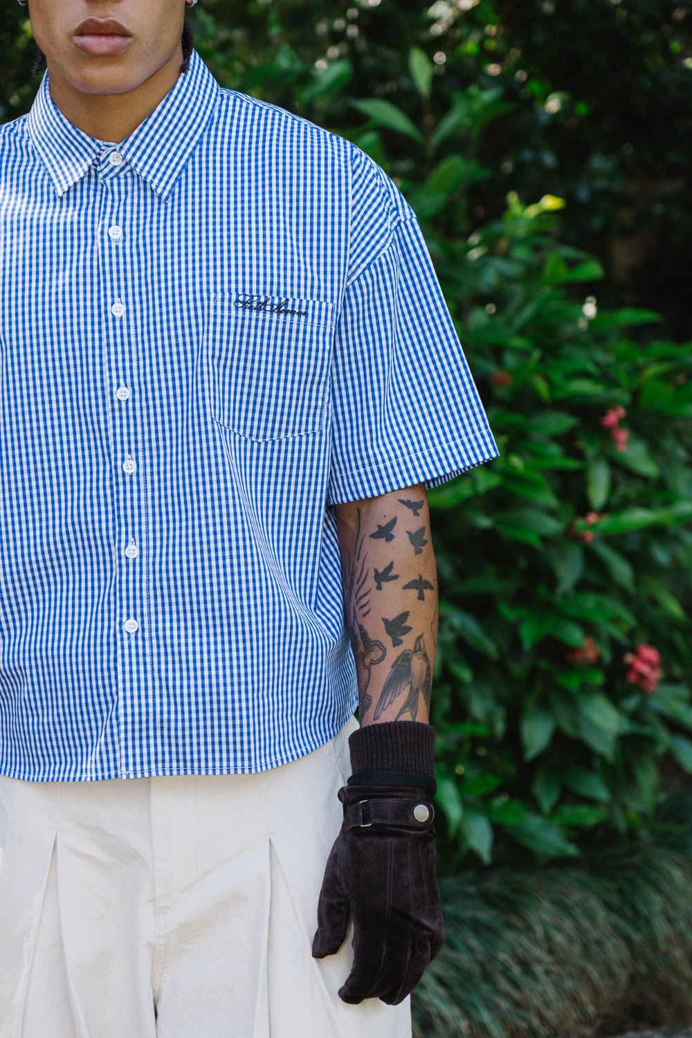 Kairaku Checkered Shirt - Blue (Coming soon) - Sixth Avenue