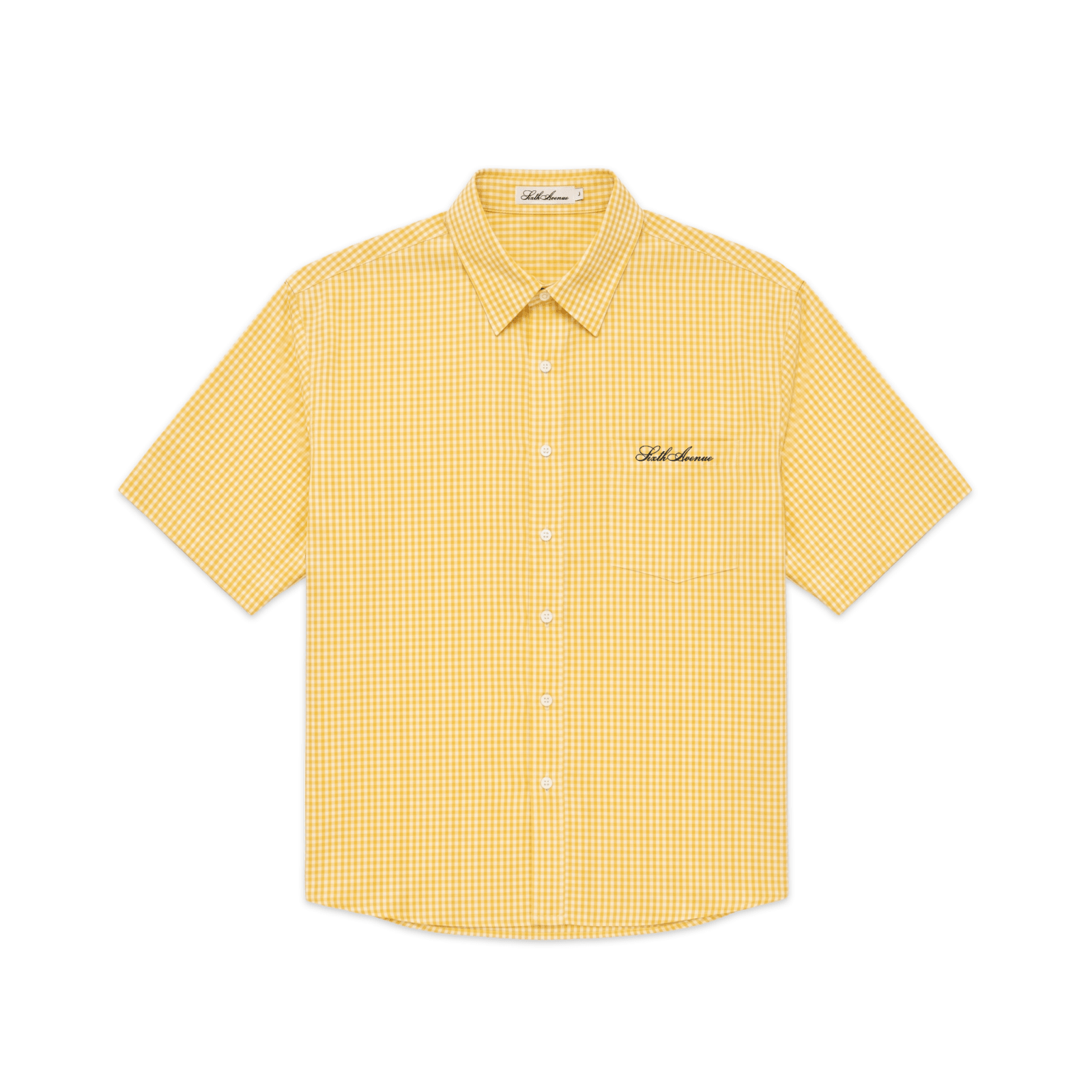 Kairaku Checkered Shirt - Yellow (Coming soon) - Sixth Avenue