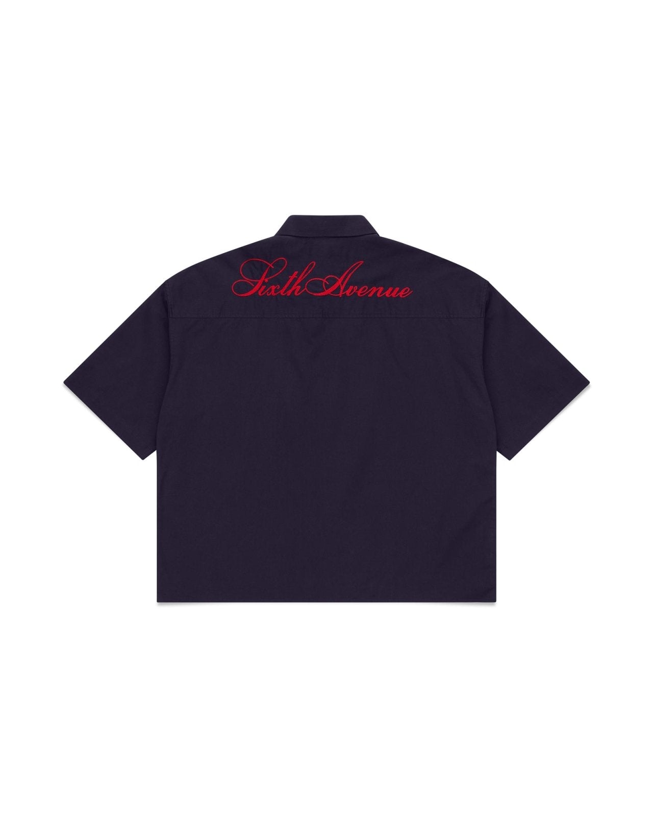 Offshore Navy Box Fit Shirt - Sixth Avenue