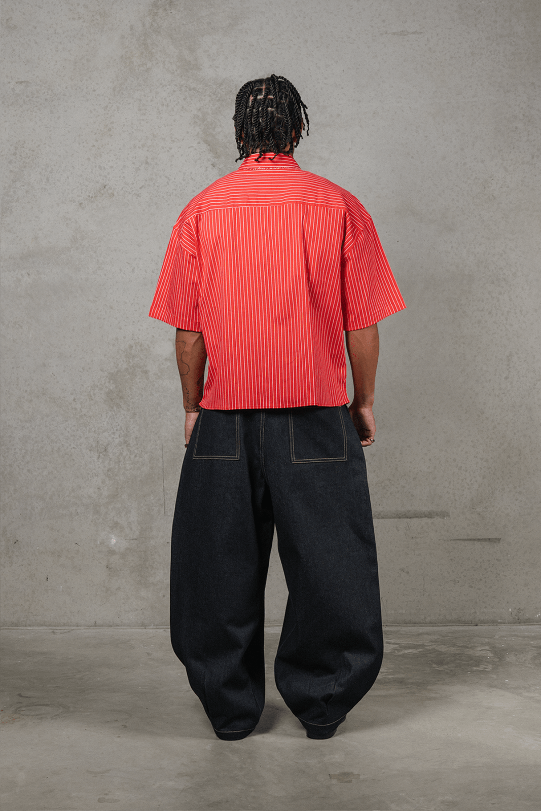 Pegasus Shirt - Red Pinstripe - Sixth Avenue