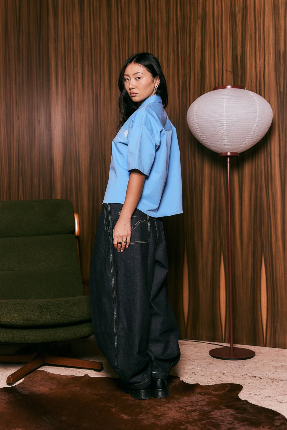 Pegasus Shirt - Sky Blue - Sixth Avenue