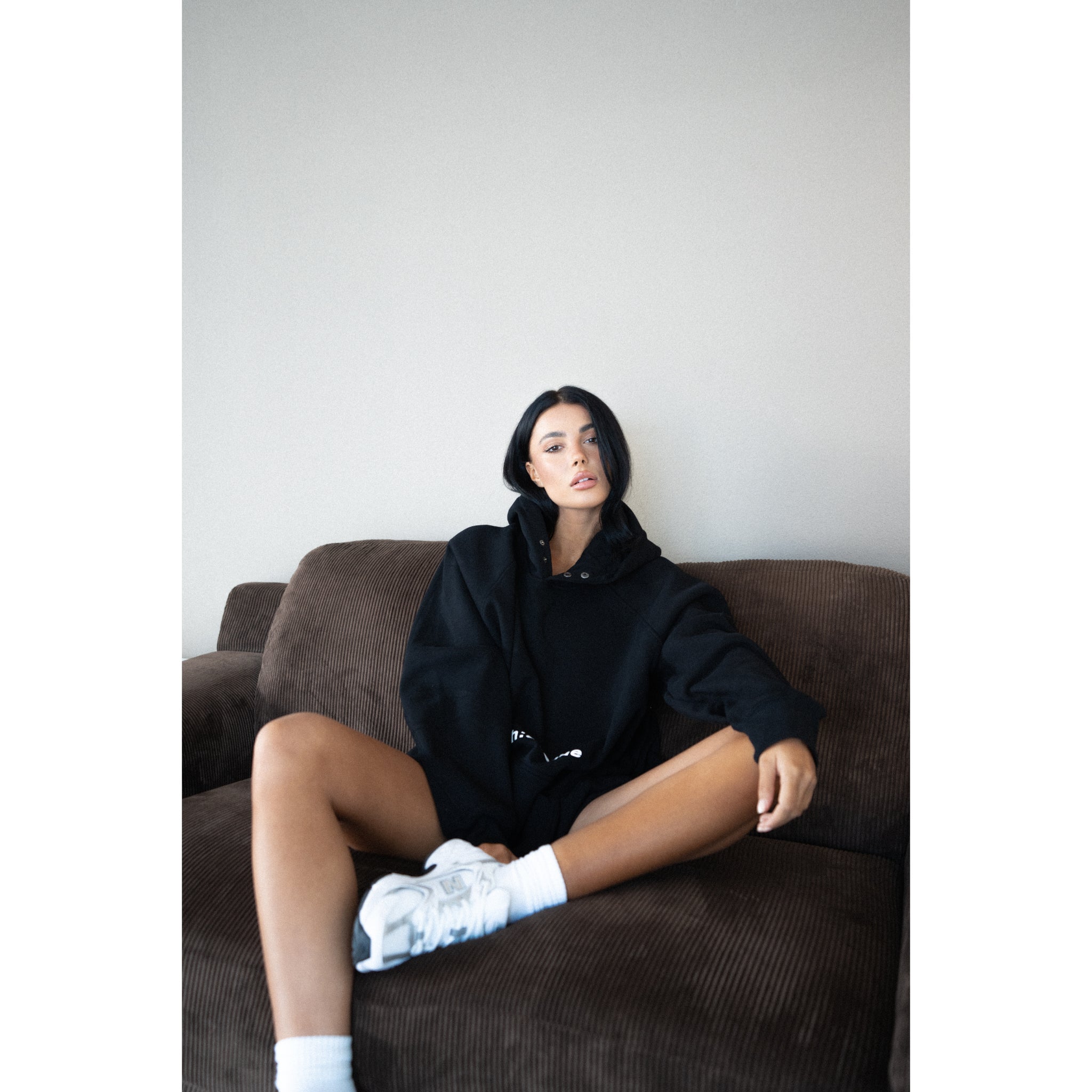 SA - AW THERMAL HOODIE - BLACK - Sixth Avenue