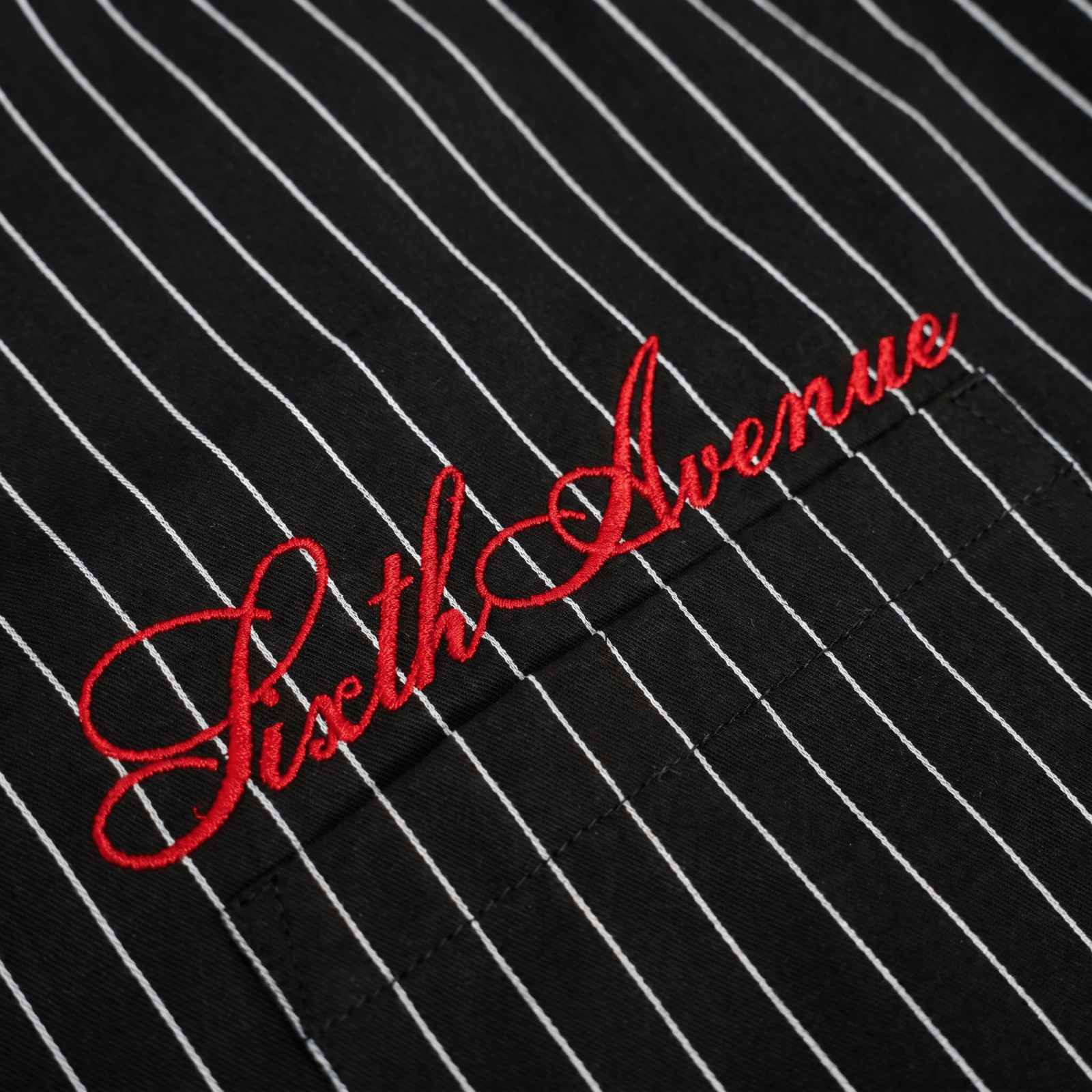 Alchemist Pinstripe Long Sleeve - Black/White - Sixth Avenue