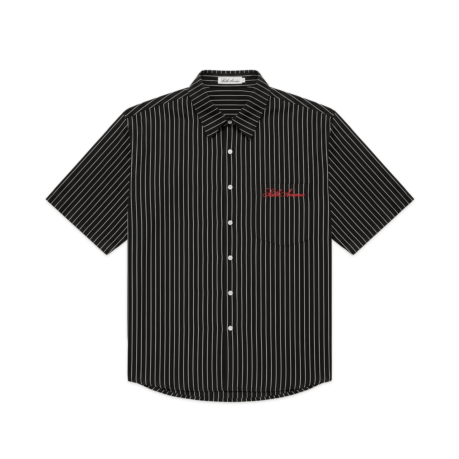 Alchemist Pinstripe Short Sleeve - Black/White - Sixth Avenue