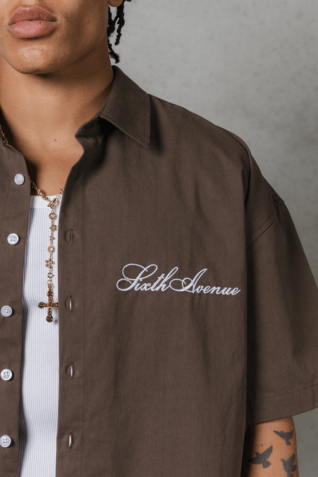 Cocoa Box Fit Shirt - Sixth Avenue