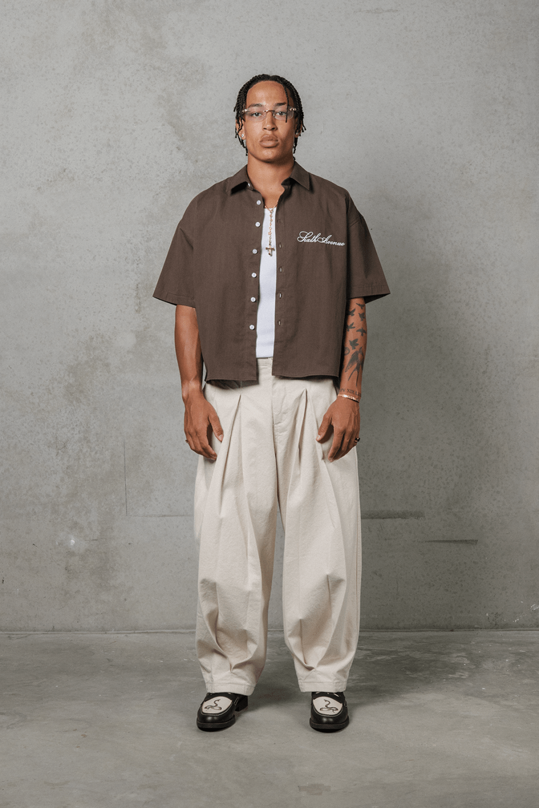 Cocoa Box Fit Shirt - Sixth Avenue