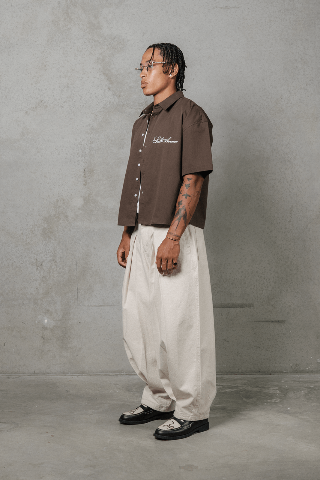 Cocoa Box Fit Shirt - Sixth Avenue