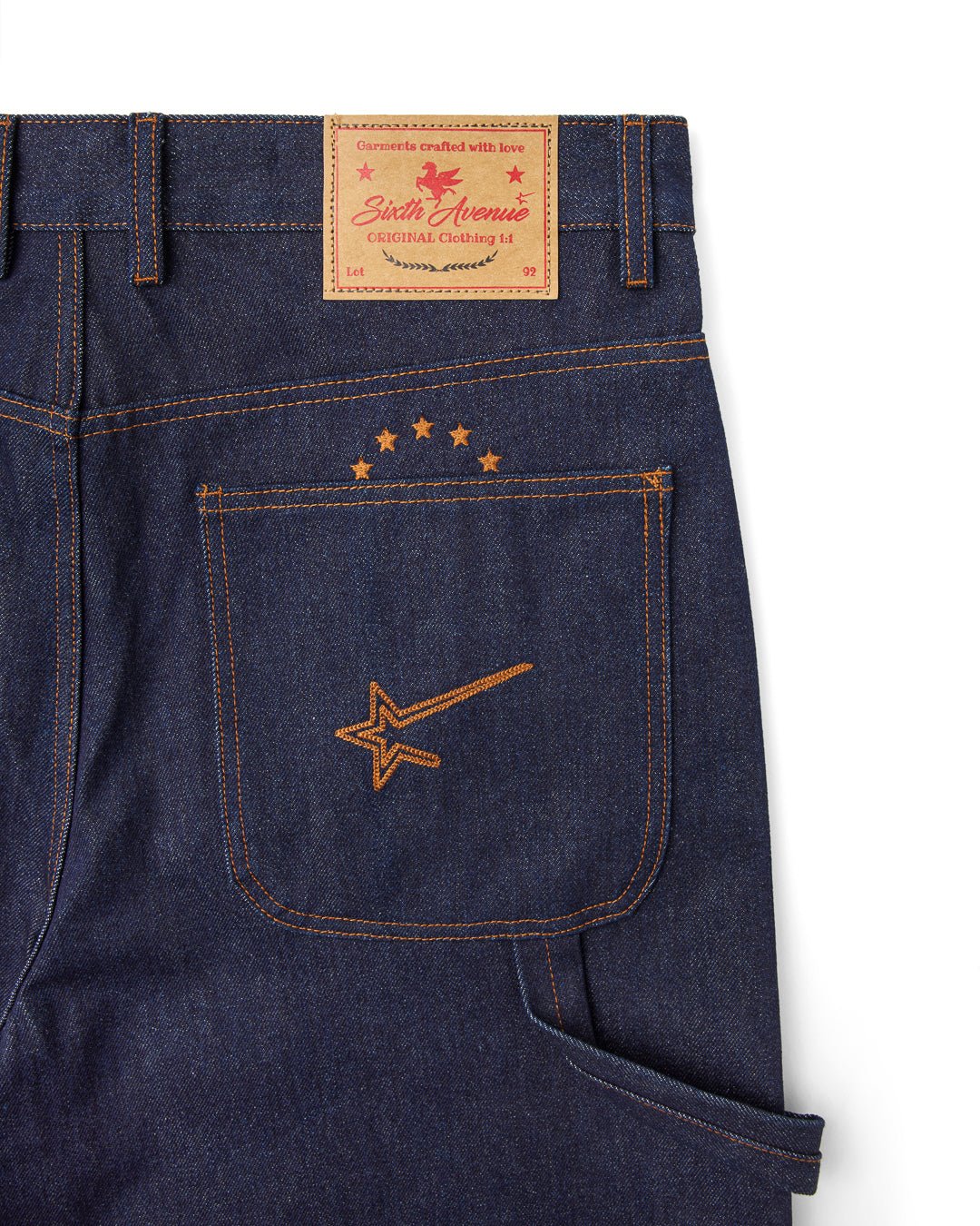 Holiday Denim Shorts - Raw - Sixth Avenue