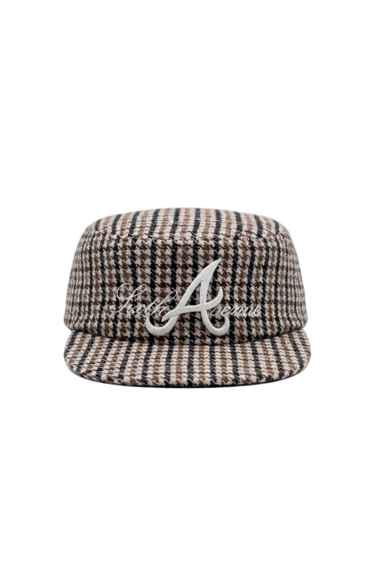 Houndstooth Pillbox Hat - Sixth Avenue