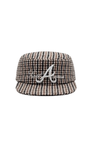 Houndstooth Pillbox Hat