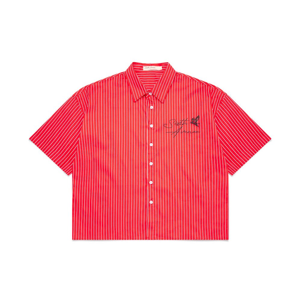 Pegasus Shirt - Red Pinstripe - Sixth Avenue