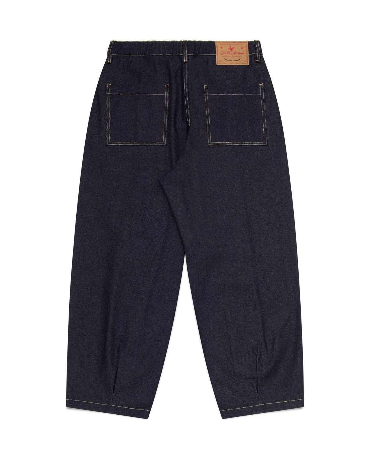 Raw Pleated Denim Pant - Sixth Avenue
