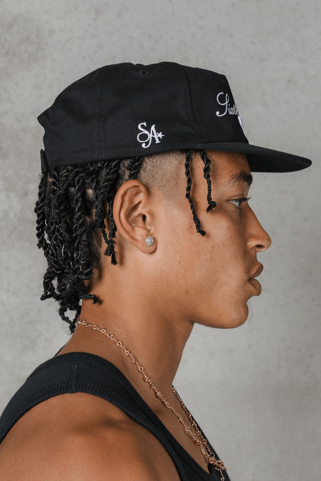 Script Cap - Black - Sixth Avenue