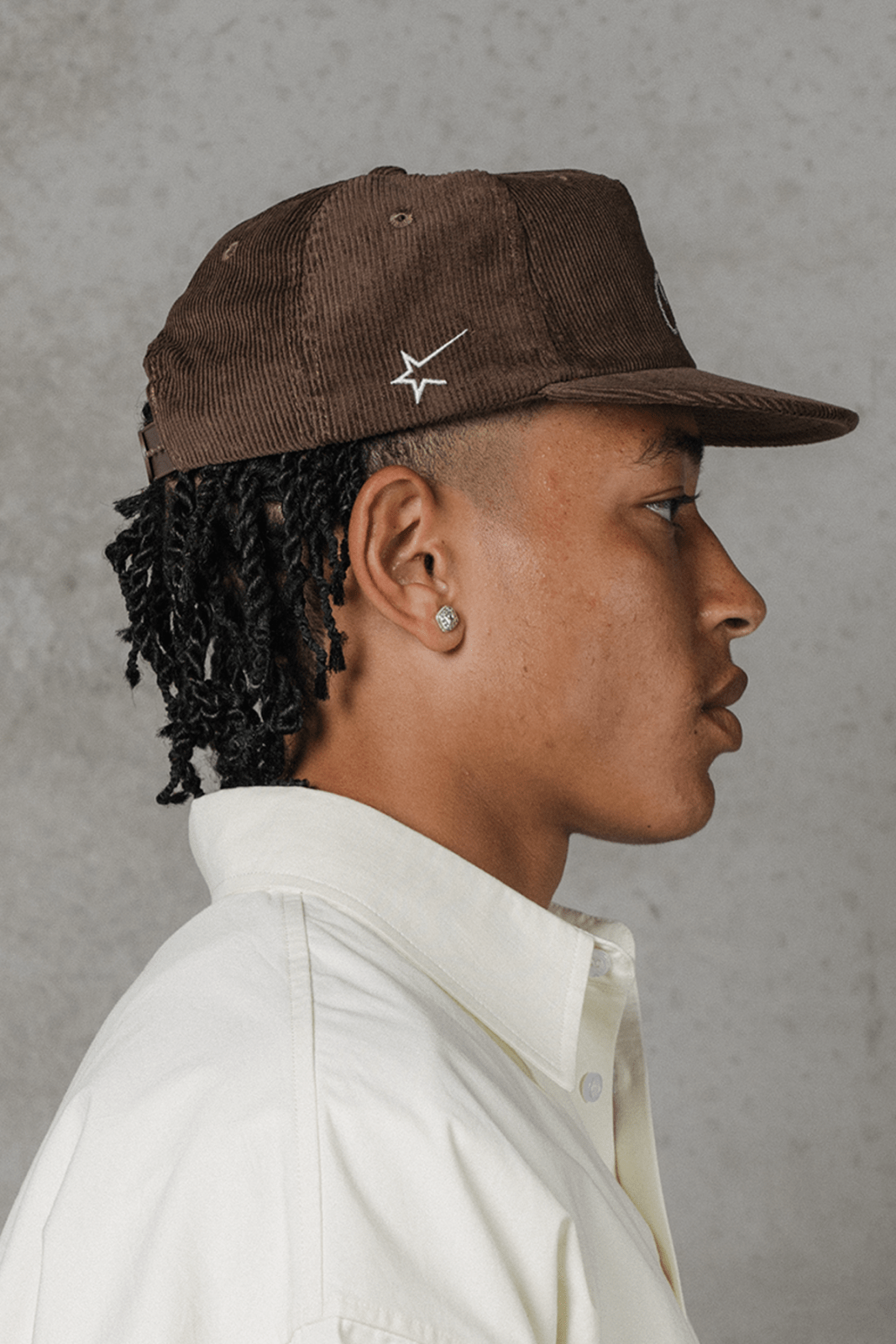 Signature Capital Cap - Corduroy Brown - Sixth Avenue